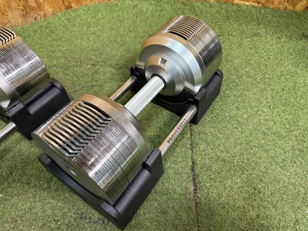 PROVERBELL プロバーベル 可変式ダンベル 41.5Kg×2 引き取り