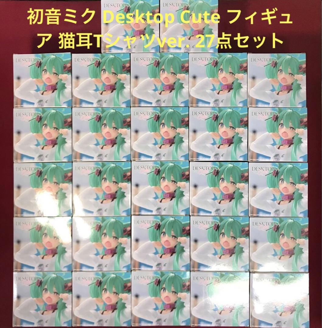 初音ミク Desktop Cute フィギュア 猫耳Tシャツver.