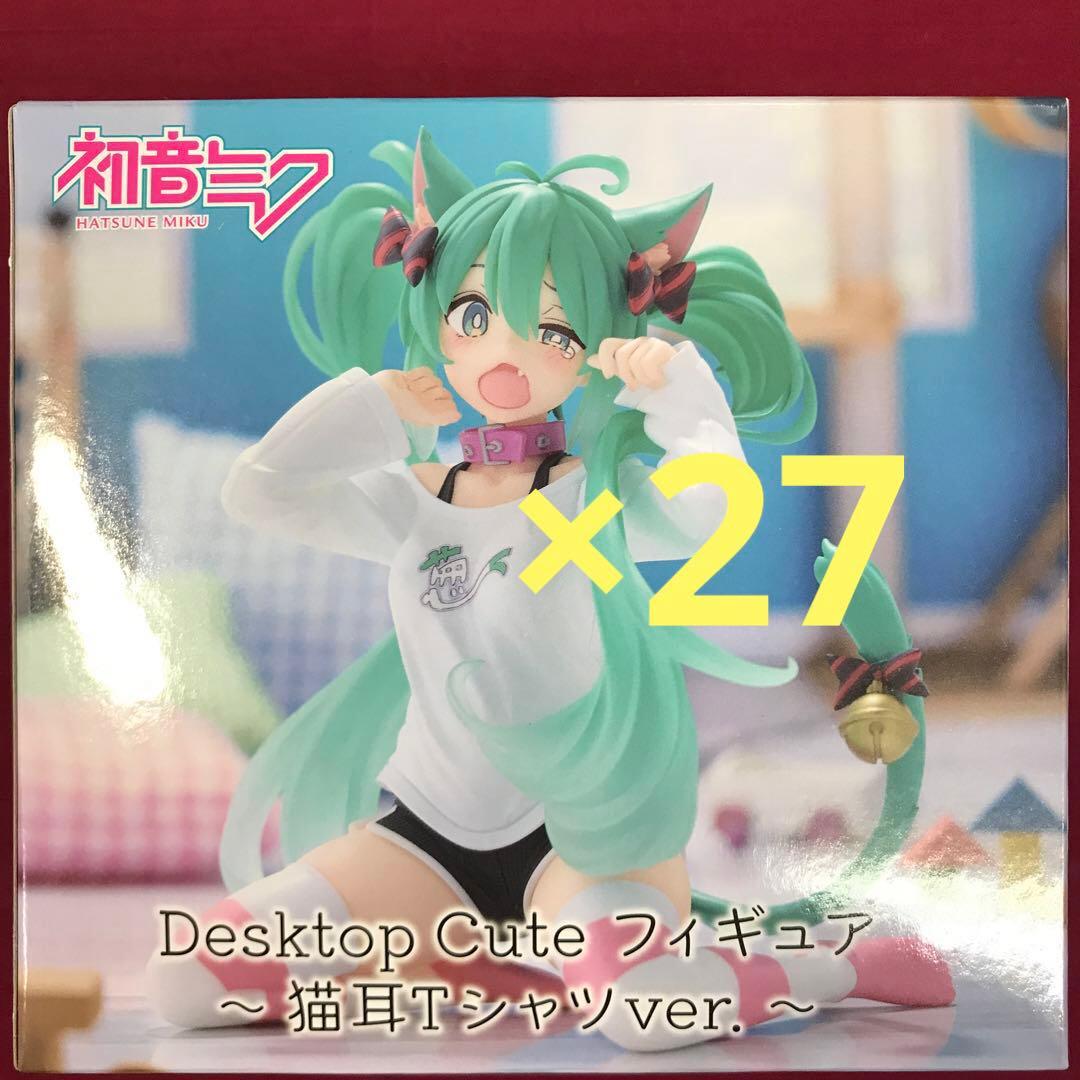 初音ミク Desktop Cute フィギュア 猫耳Tシャツver.