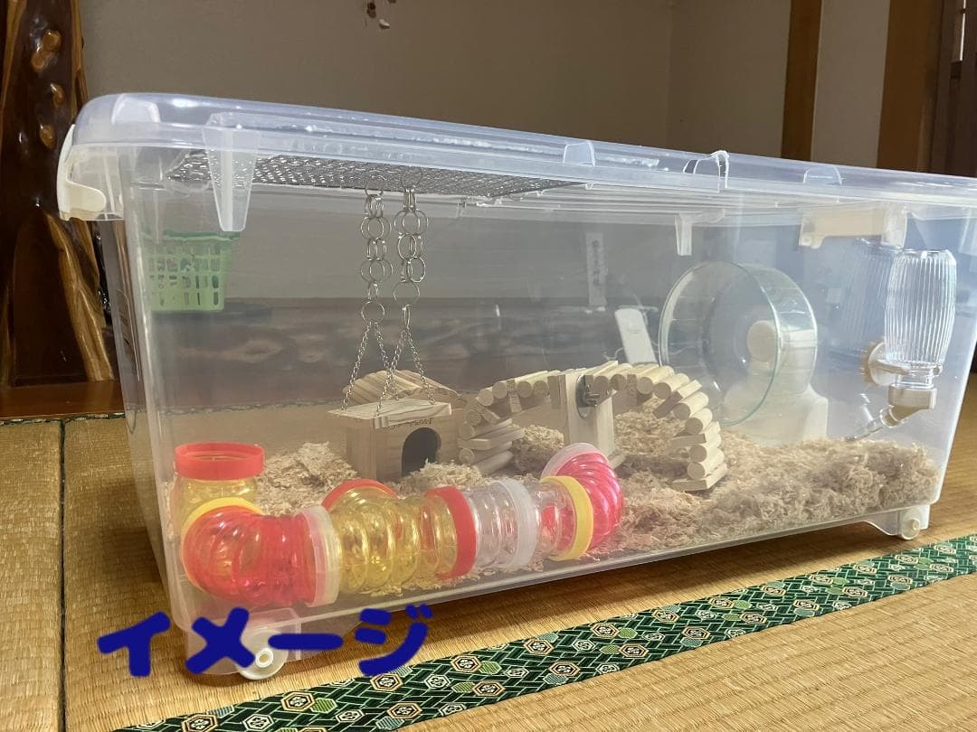 ③【お得2個セット】広い大きい快適なハムスター　ケージ　ゲージ【DIY】給水器付