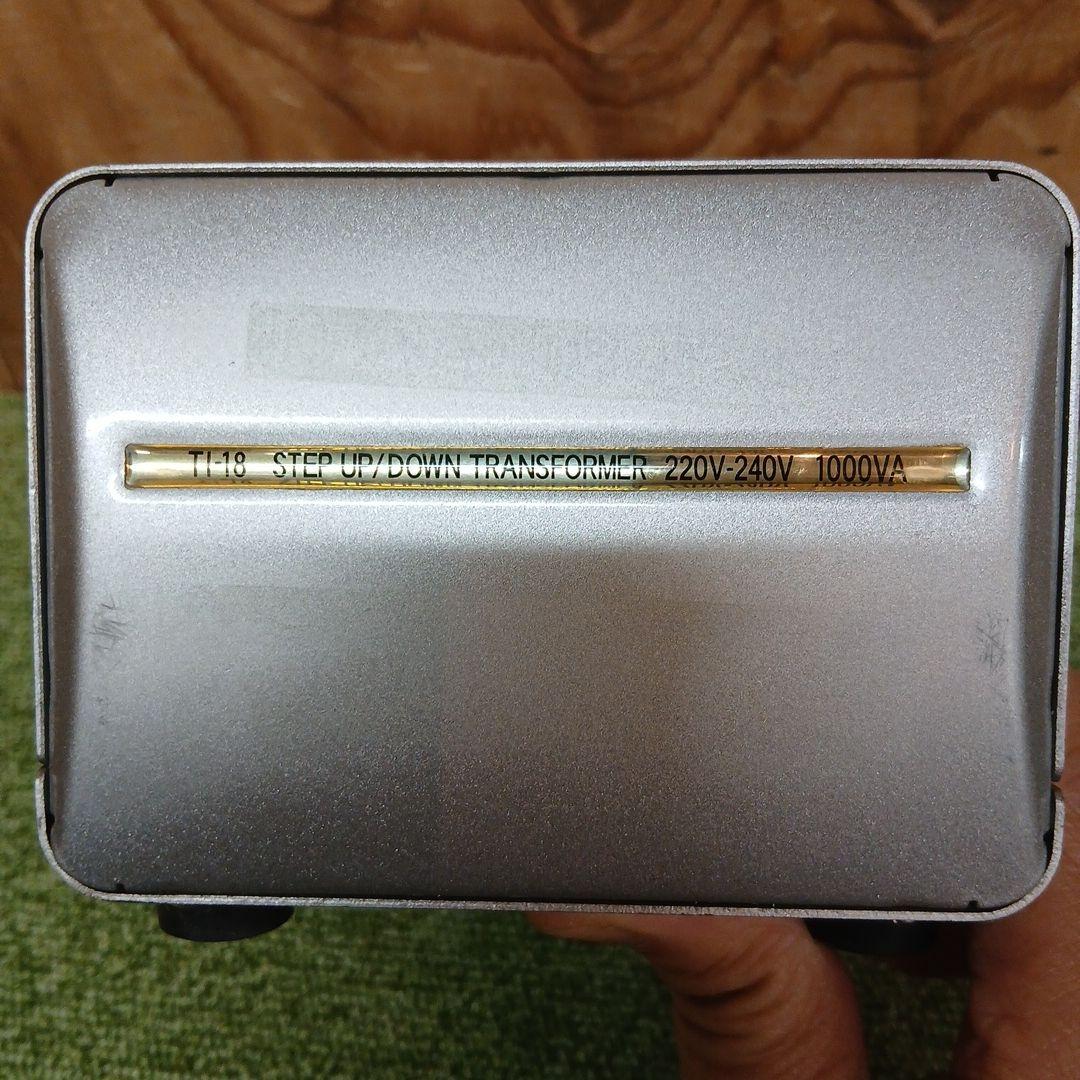 カシムラ アップダウントランス1000W220V~240Ｖ:100Ｖ TI-18