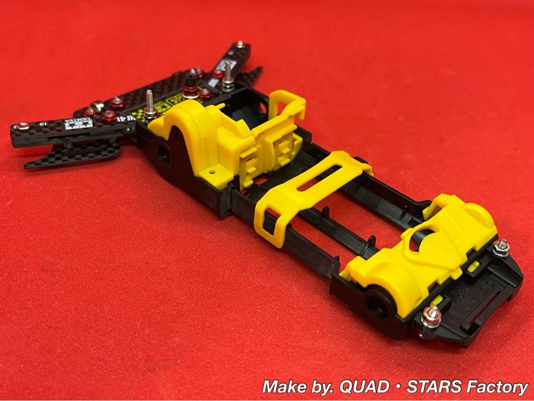 【ミニ四駆・VZ用】1軸リヤアンカー＋リヤスキッド＋モーター押さえ＋ Aパーツ