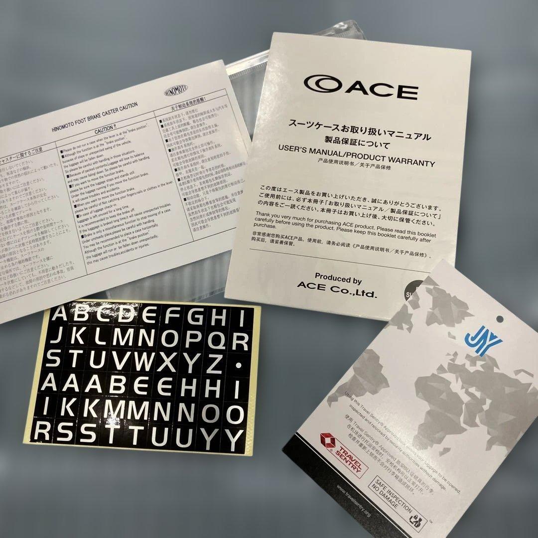 未使用 ACE ファームロード Lサイズ 89L/109L スーツケース