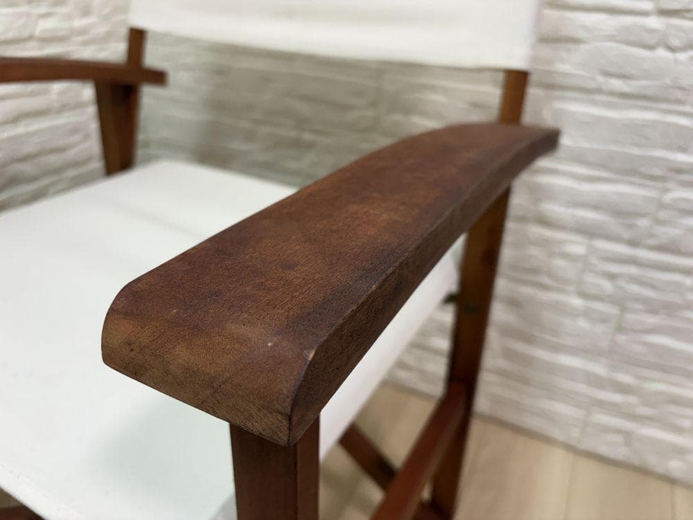 希少 未使用 Coleman コールマン ガーデン ウッドチェア 折りたたみ ①