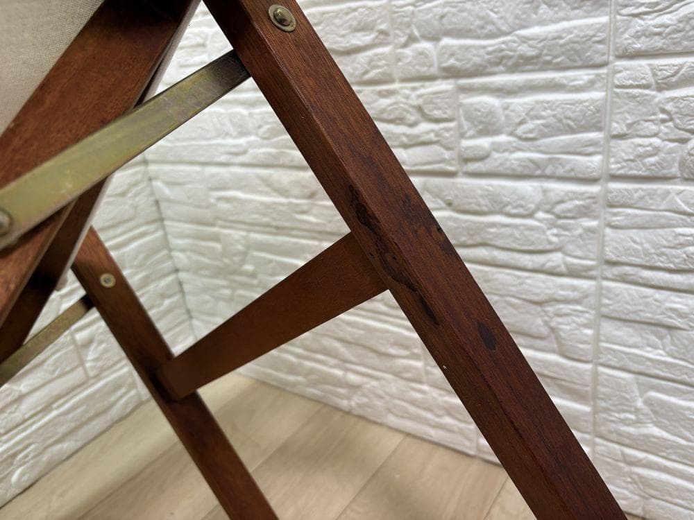 希少 未使用 Coleman コールマン ガーデン ウッドチェア 折りたたみ ①