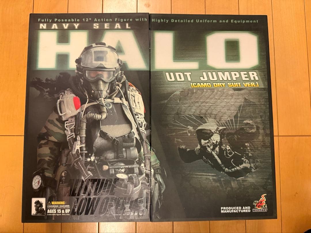ホットトイズ　ミリタリーフィギュア　HALO UDT JUMPER 1/6