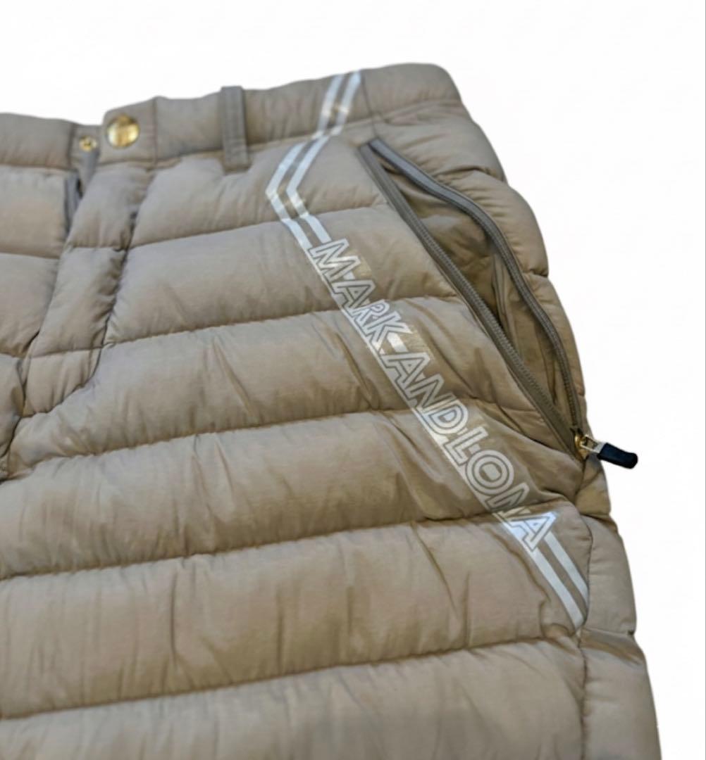 MARK & LONA ゴルフ用ダウンジャケット 上下ベージュ