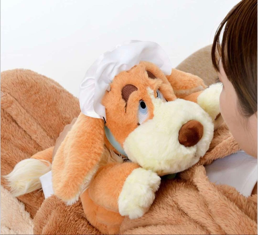 新品未使用 ディズニーストア ピーターパン ナナ 湯たんぽ ぬいぐるみ タグ付き