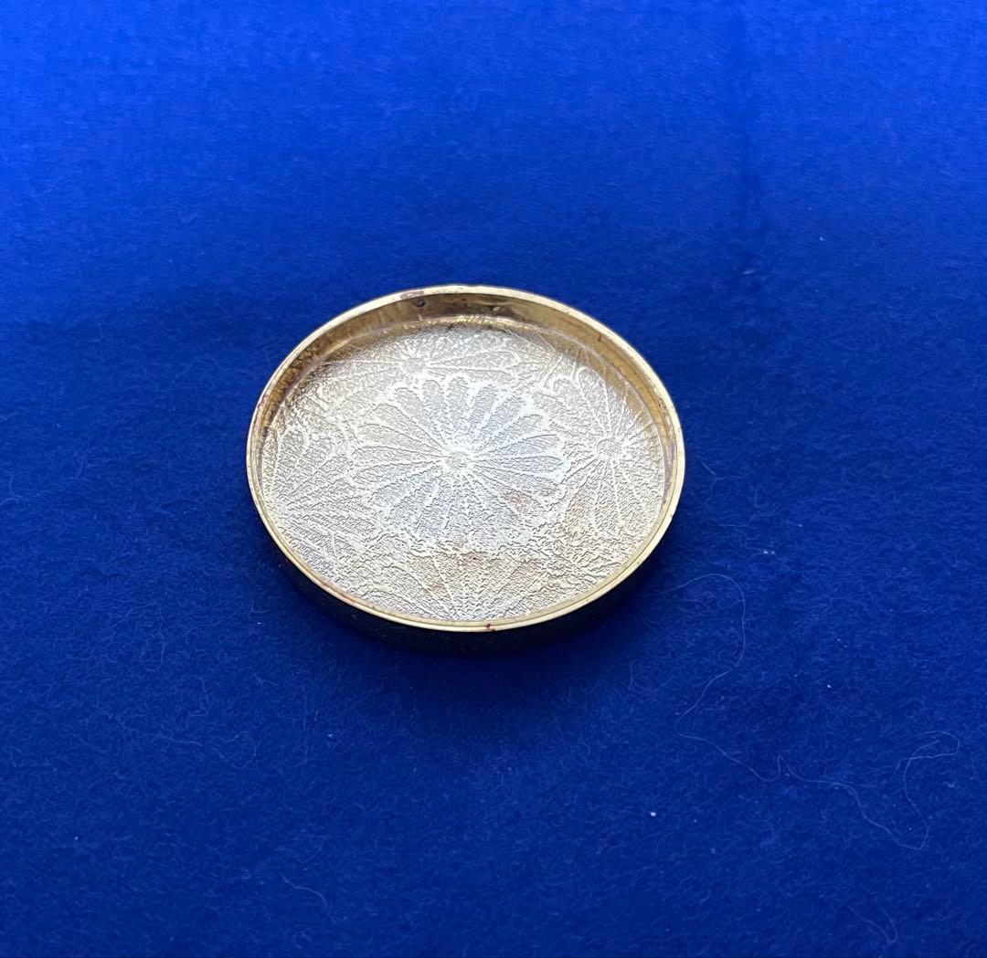 鉄道ファン【日本国有鉄道】24Kメッキ・国鉄動輪オフィシャル印鑑朱肉、ケース付