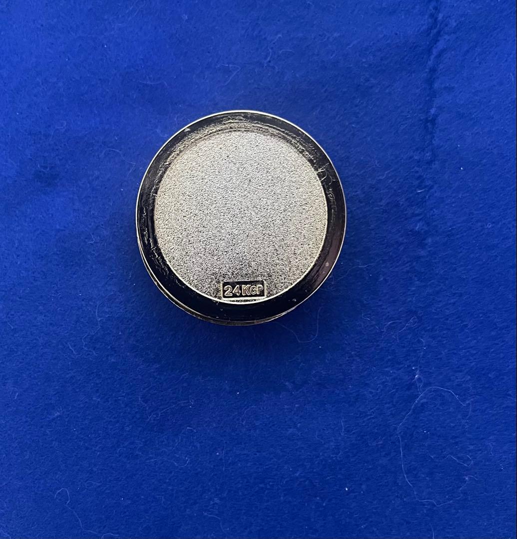 鉄道ファン【日本国有鉄道】24Kメッキ・国鉄動輪オフィシャル印鑑朱肉、ケース付