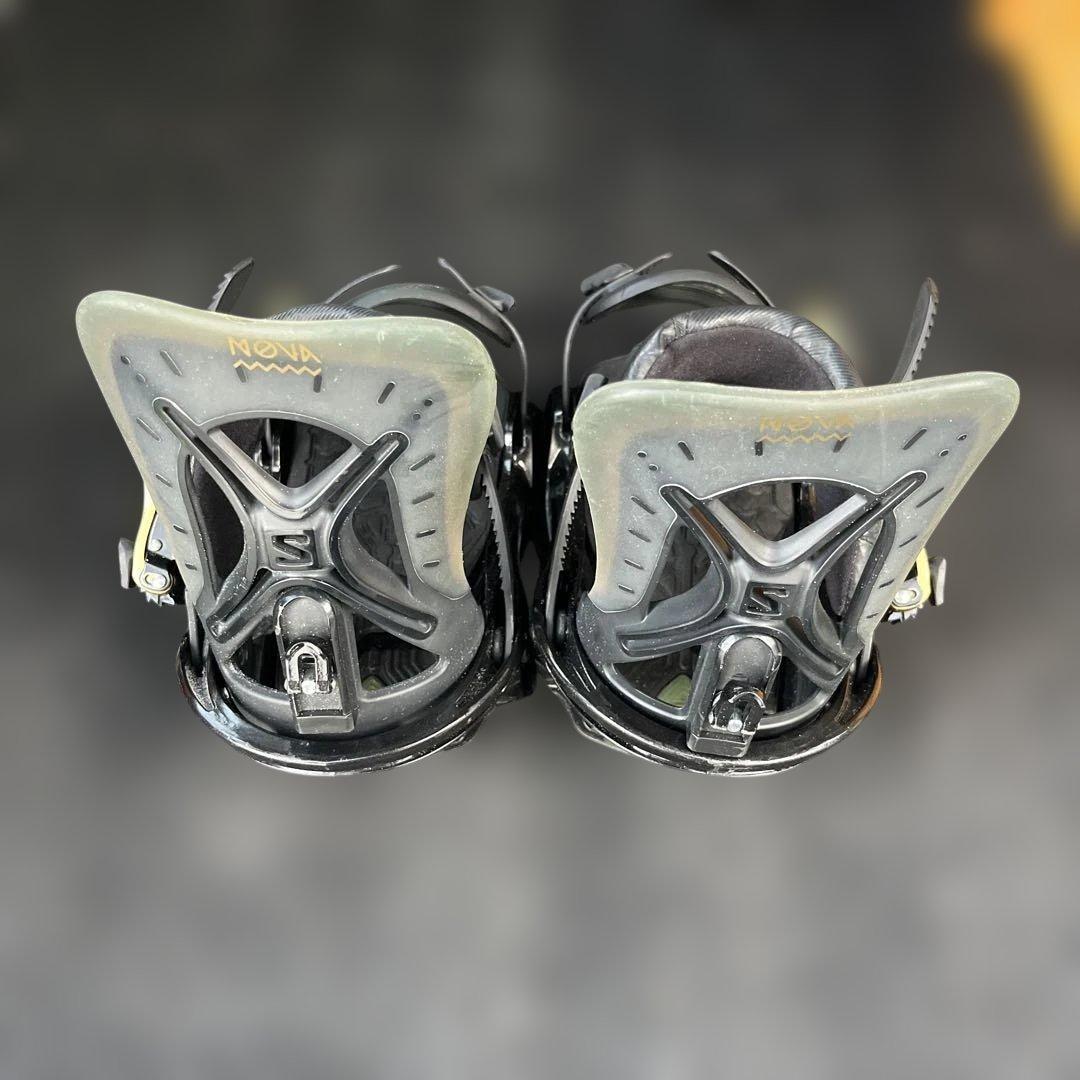 salomon nova スノーボード　ビンディング　ブラック　グリーン　S