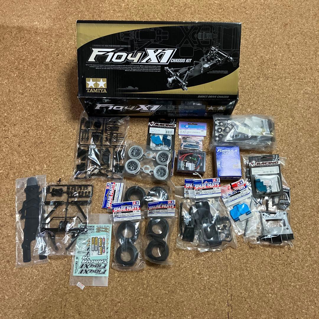 タミヤ Tamiya F104X1シャーシセット➕オプションセット