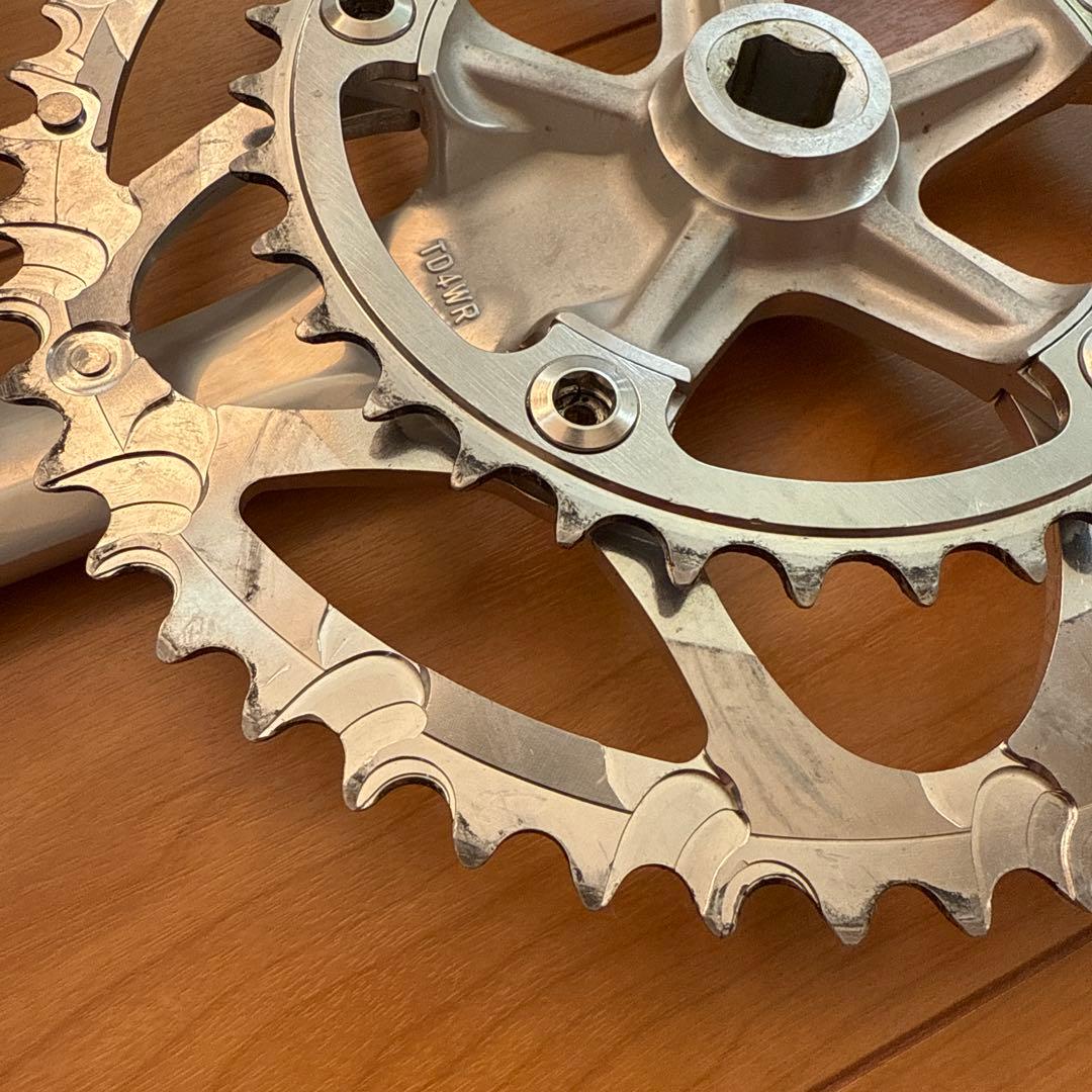 Sugino Might Tour クランクセット シルバー