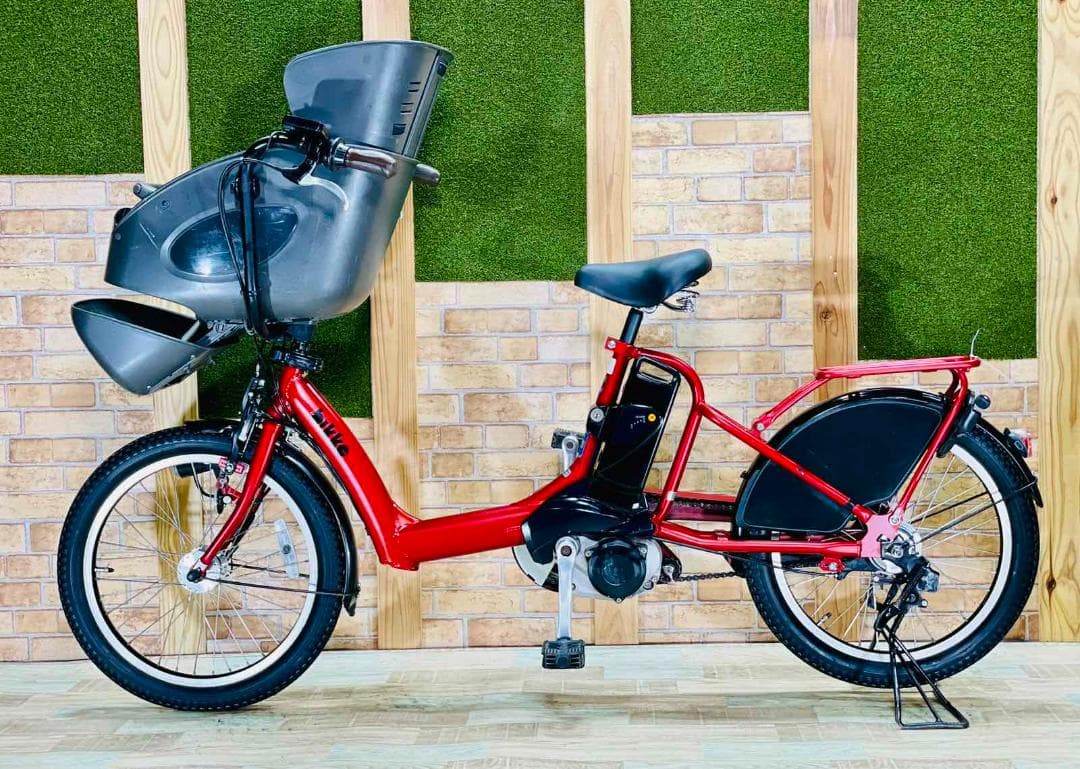 特価 ビッケ 大人気ブリヂストン 子供乗せ電動アシスト自転車 H1585