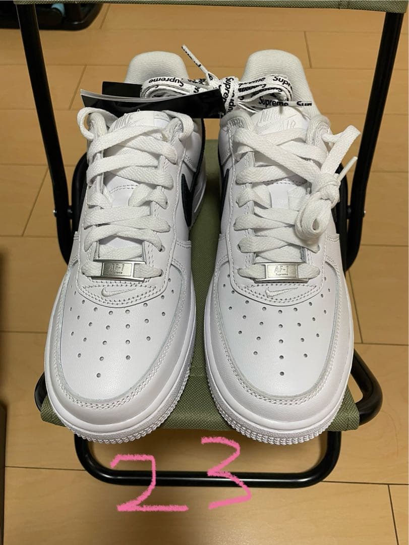 Nike Air Force 1 ホワイト/ブラック 23cm