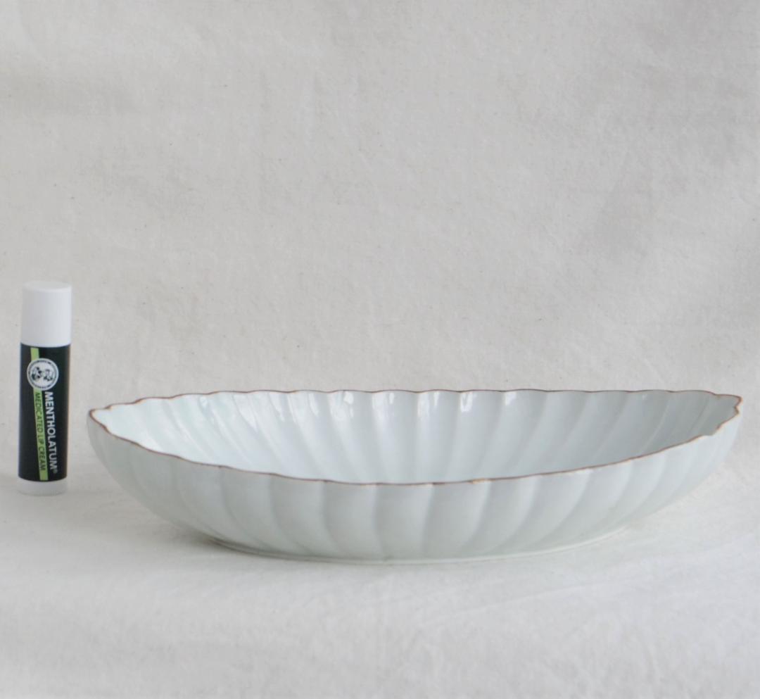 舟形?皿　古伊万里　江戸期　★金直し、カマキズあり