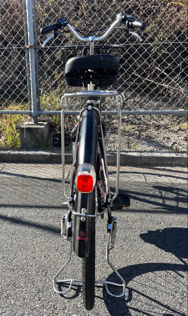 ヤマハPASナチュラ電動アシスト自転車タイヤ新品交換済26インチ整備済関東圏配送