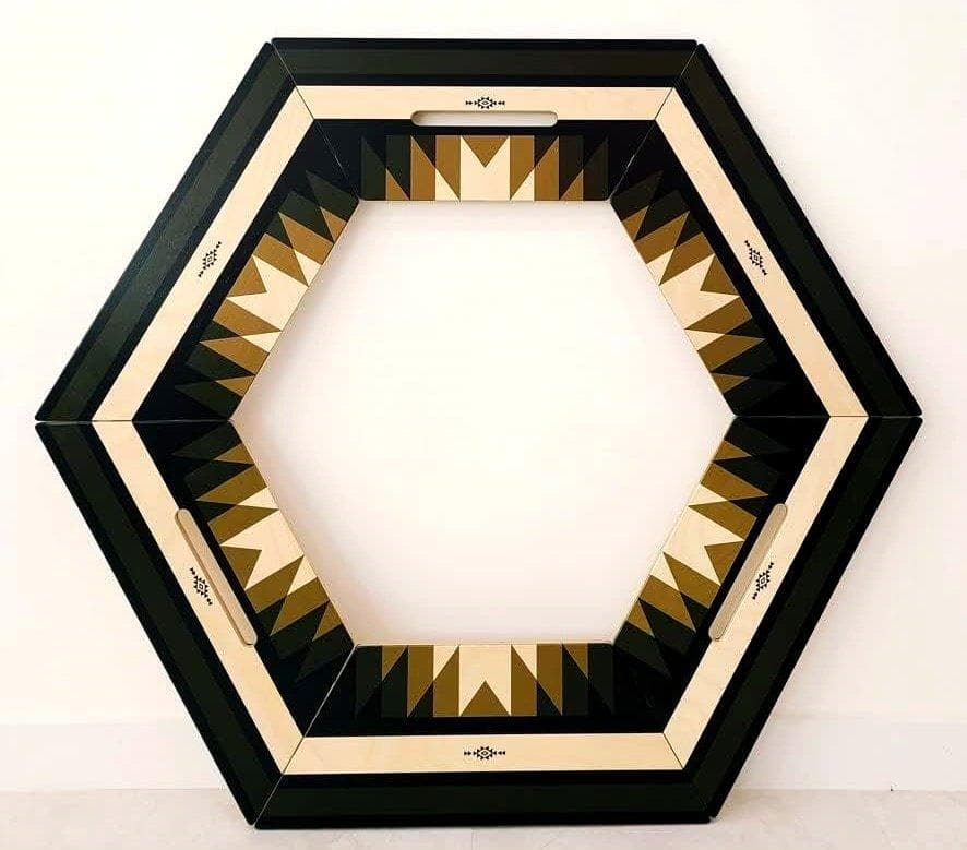 チチキャンピング ヘキサテーブル キャンピングテーブル Lサイズ