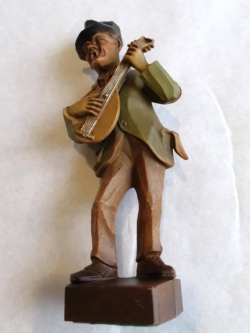 ヴィンテージ　木堀風人形　West Germany　4体セット