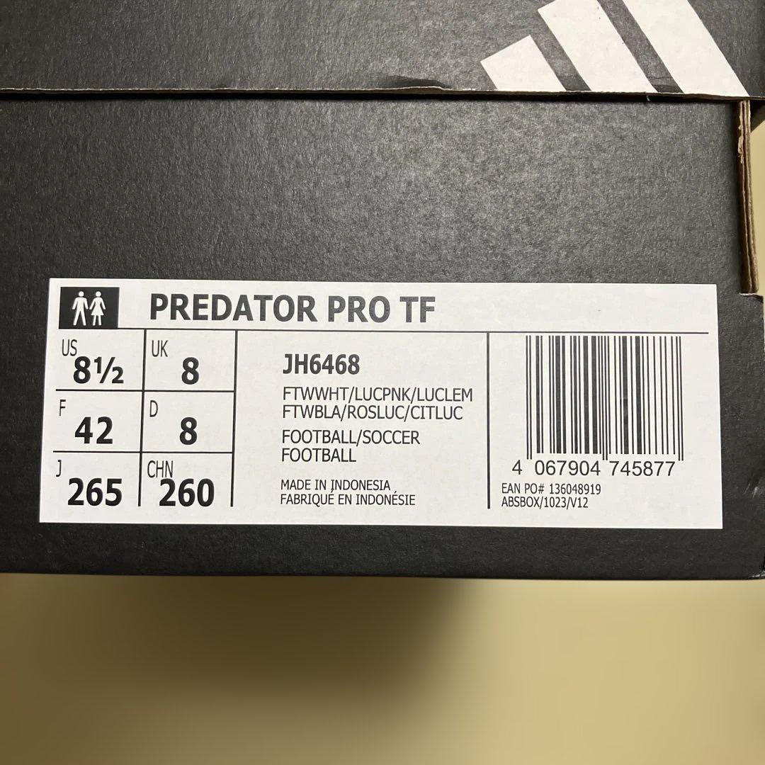【完売カラー】Adidas Predator Pro TF 26.5