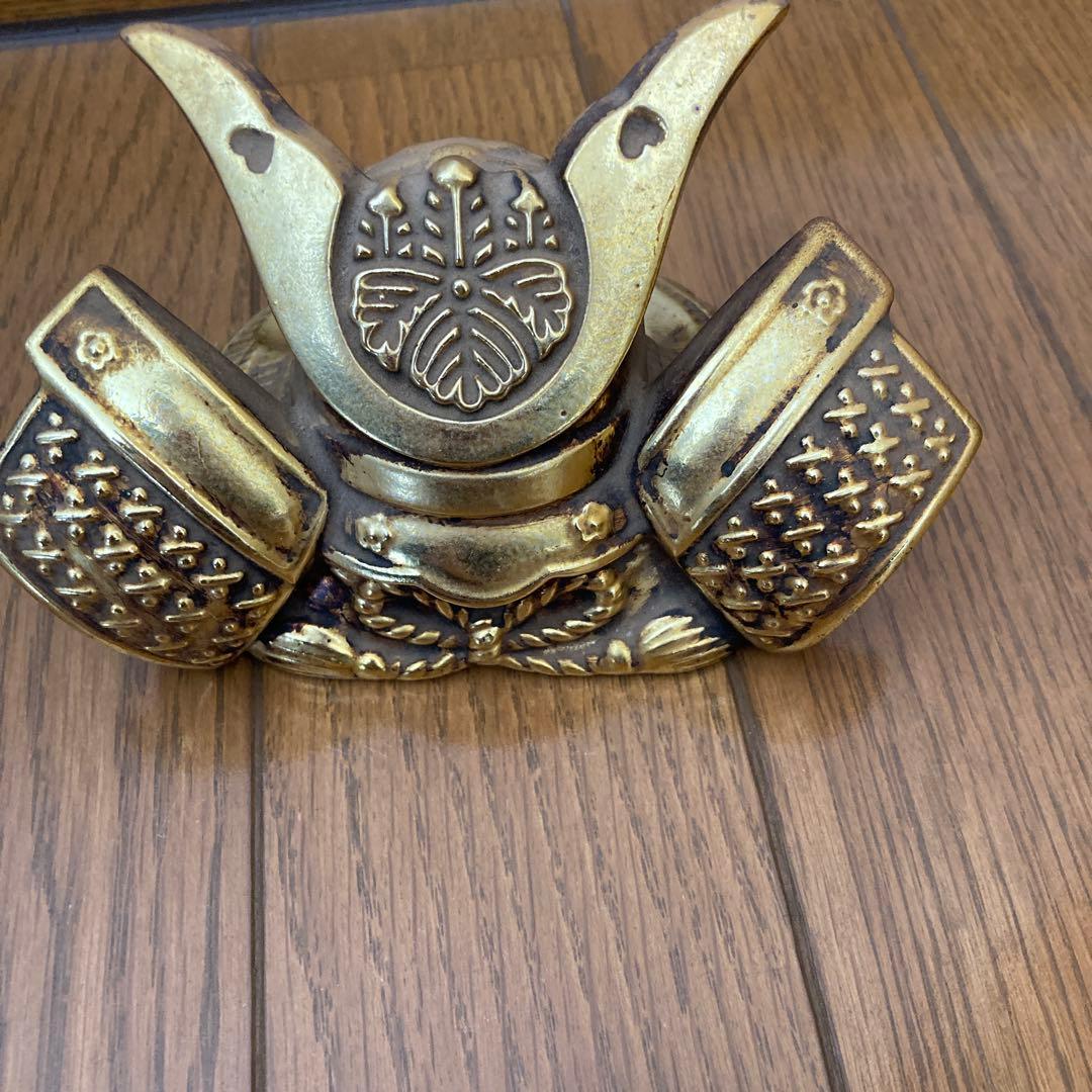 匿名配送　兜　国宝姫路城　アンティーク　置物　カッコいい　カブト　当時物