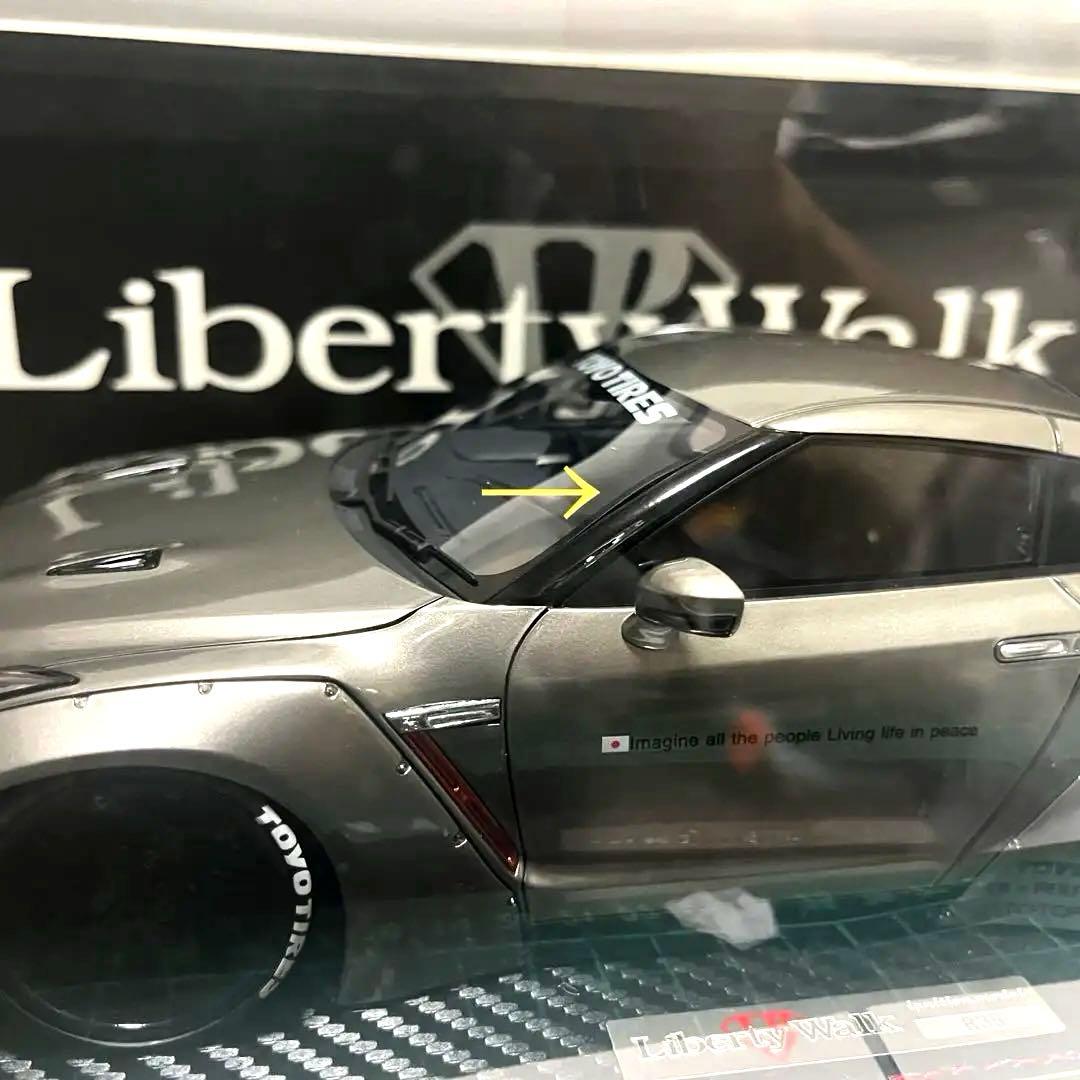 イグニッションモデル 1/18 リバティーウォーク GTR メタリックグレー