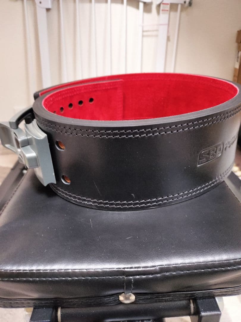 SBD トレーニング・パワーベルト 黒/赤