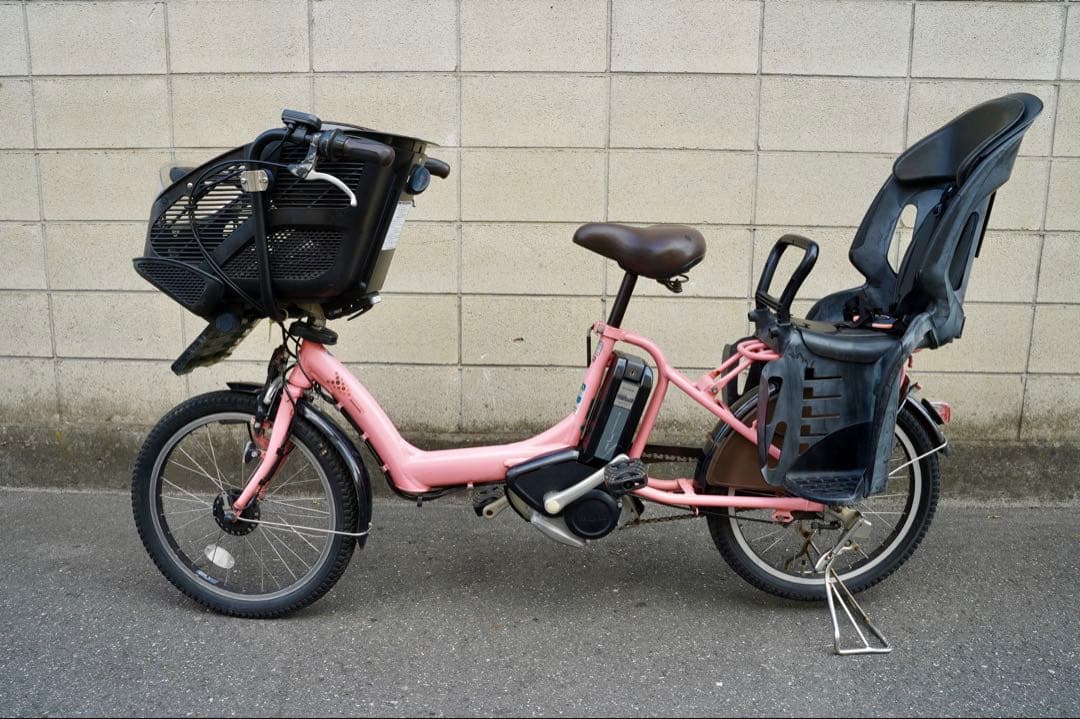 電動自転車 ブリヂストン 20インチ 子供乗せ アシスト 中古 090802