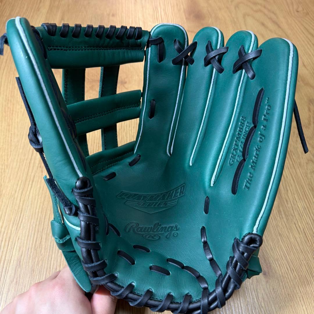 ★新品未使用★ローリングス 軟式グローブ グリーン 外野手用