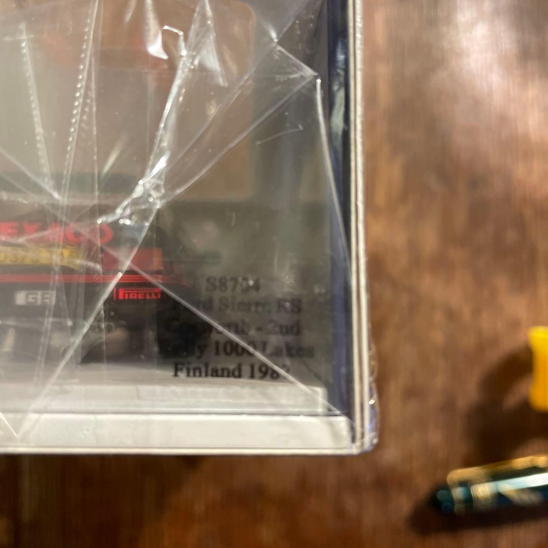 絶版　1/43 テキサコ　フォード　シエラ　RS コスワース　1987 WRC