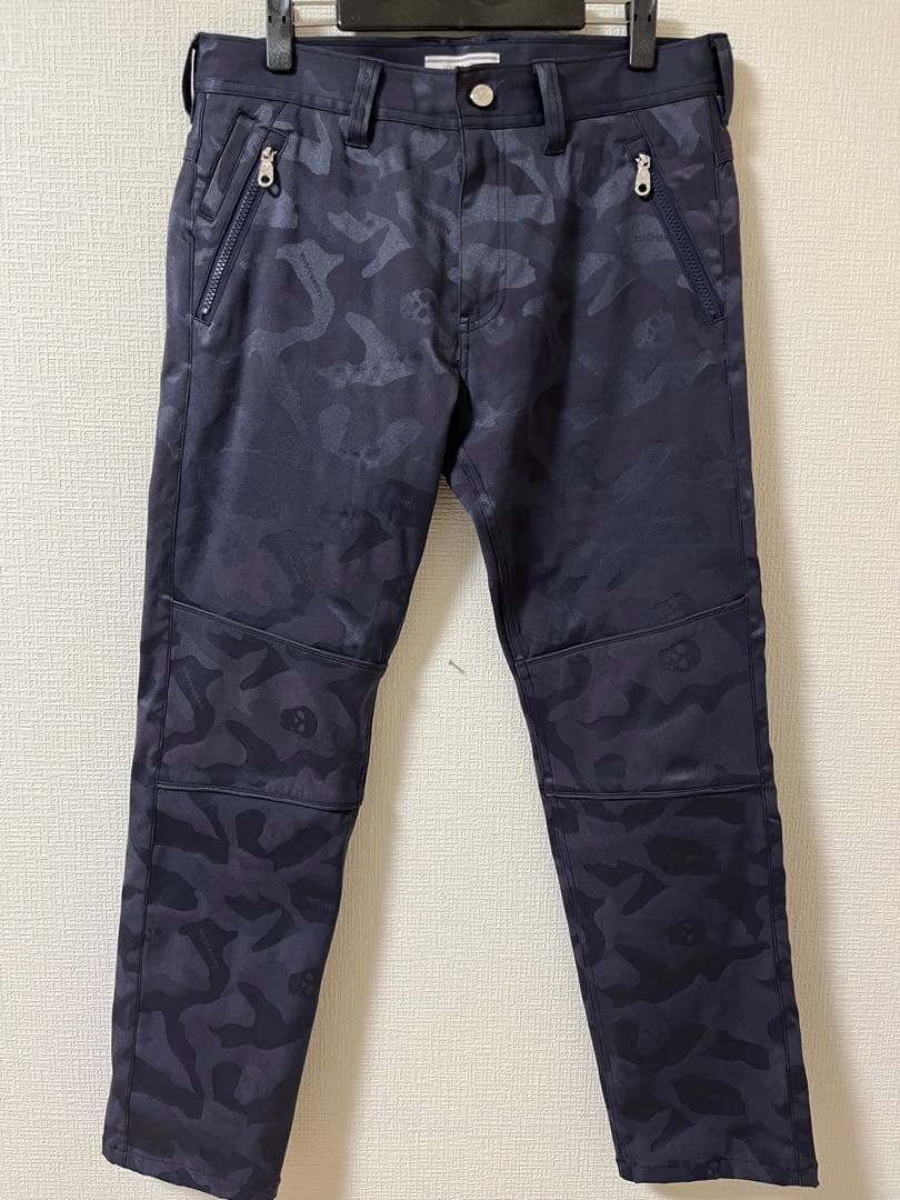 MARK&LONA マークアンドロナ パンツ カモフラージュ 迷彩 ネイビー