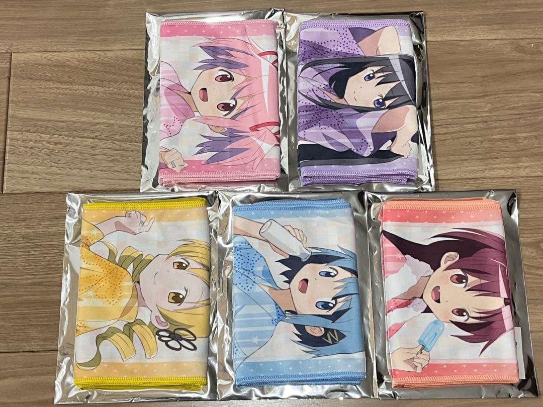 魔法少女まどか⭐︎マギカ 極楽湯 コラボ マフラータオル 全5種セット
