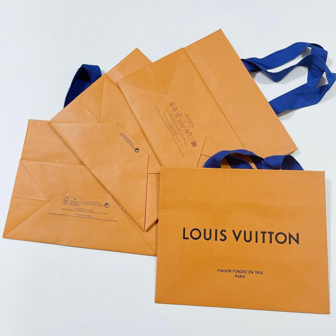 美品　ルイヴィトン　ショッパー　紙袋　60枚　小サイズ