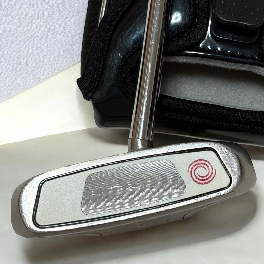 希少　センターシャフトパター　オデッセイ　2ボール HWITE STEEL CS