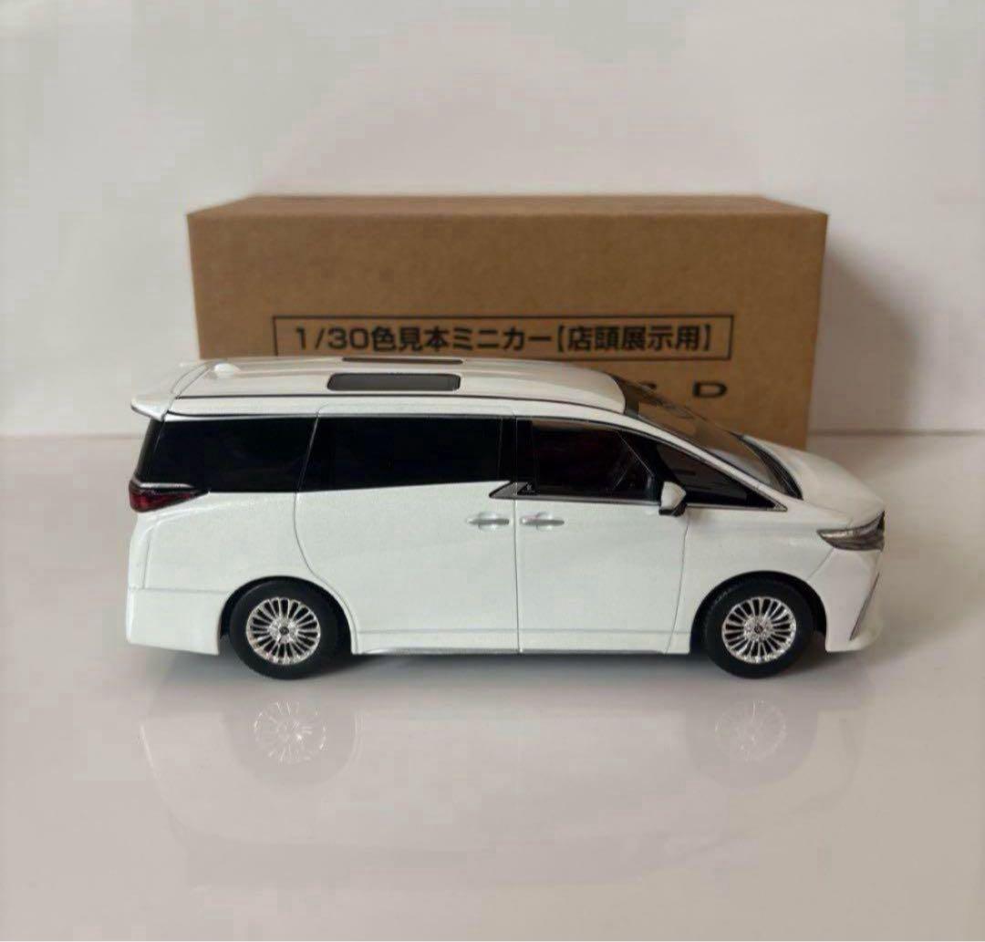 新型アルファード ミニカー カラーサンプル プラチナホワイトパール【非売品】