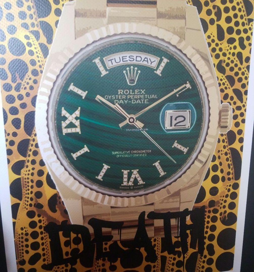 世界限定100枚 DEATH NYC ROLEX デイデイト 草間彌生 かぼちゃ