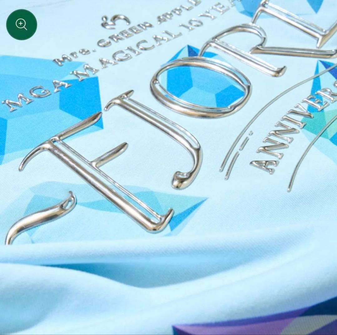 ミセスグリーンアップル　フィヨルド　クリスタルTシャツ/ ライトブルー　Mサイズ