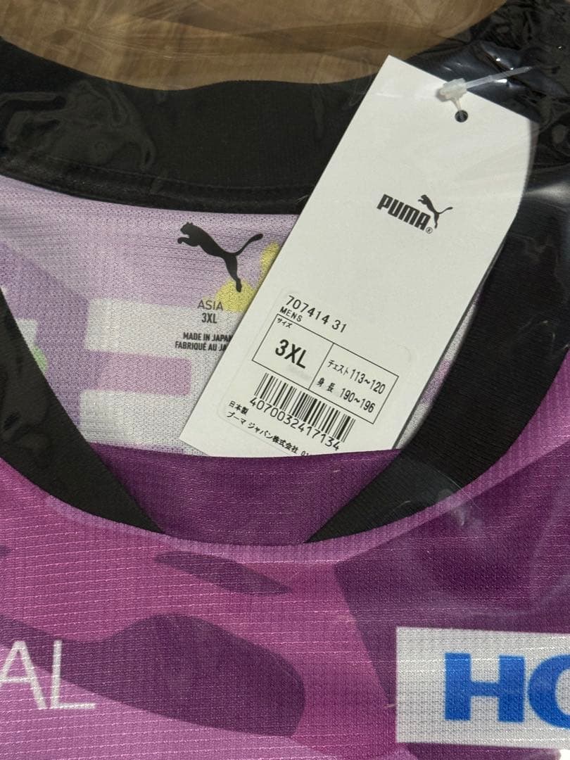 新品未着用百年構想リーグ京都サンガユニフォーム3xl