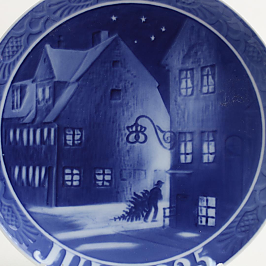 1925年「クリスチャンハウンの古い家々」イヤープレート ロイヤルコペンハーゲン