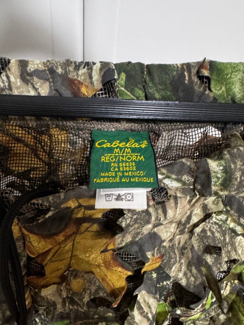 カベラス製　実物メーカー　ギリースーツ　フード上下セット　Mサイズ　おまけ有