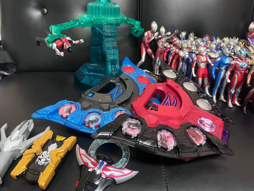 ウルトラマン ソフビ まとめ売り 約140体 変身セット ゼットライザー 怪獣