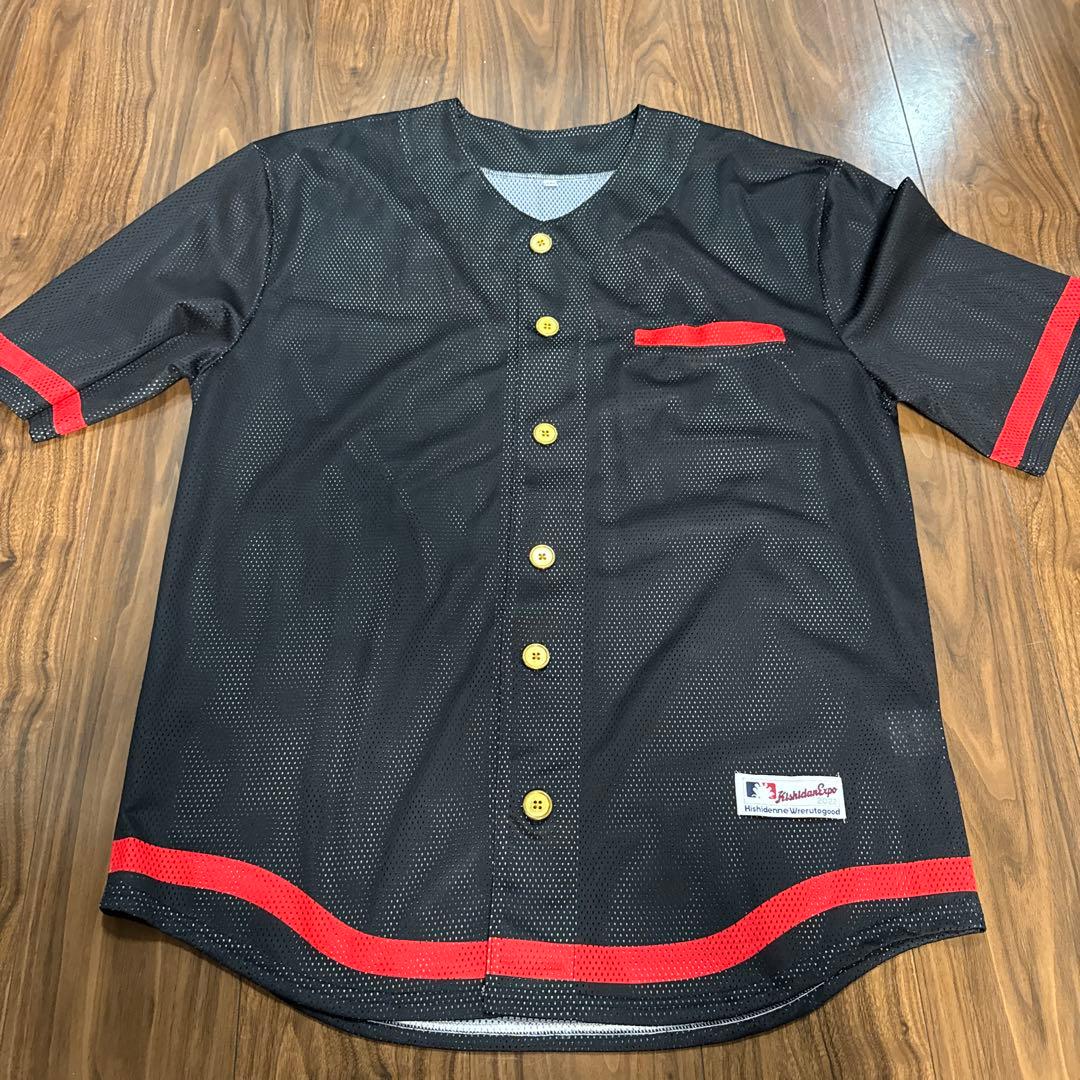 氣志團公式ベースボールシャツ　4番ピッチャーおまえ　 メッシュTシャツ　XXL