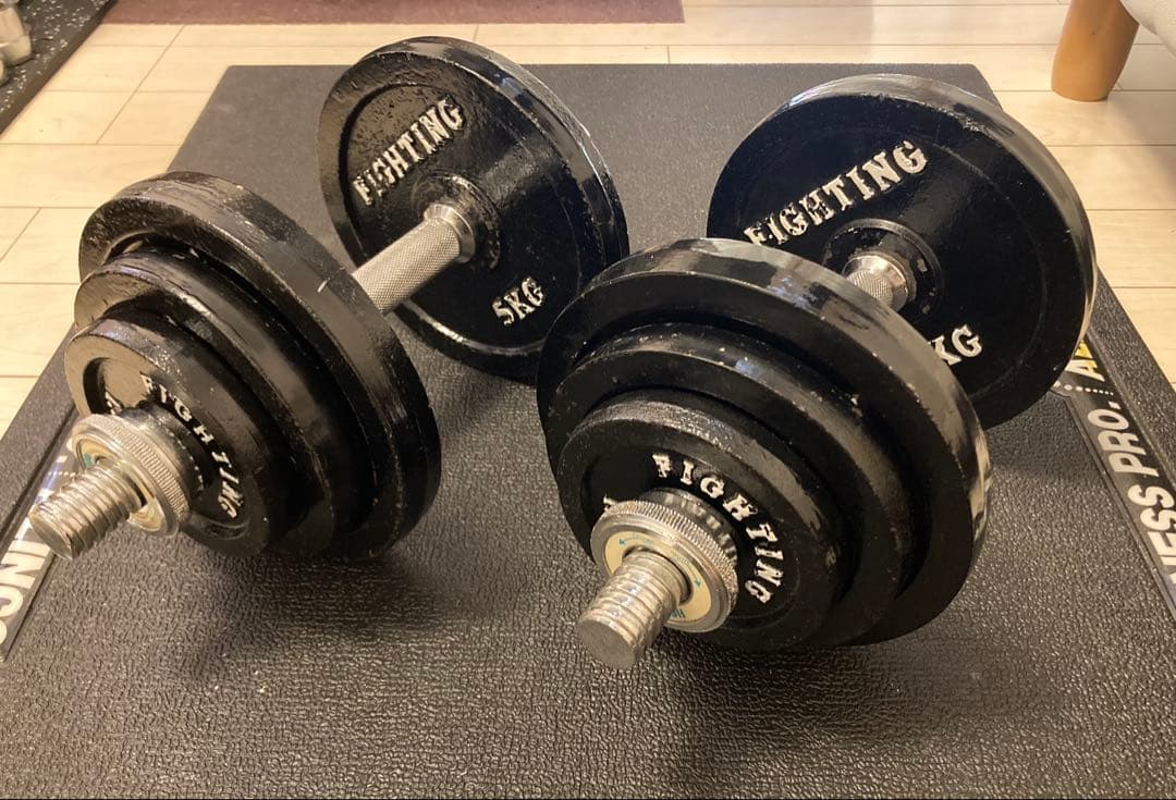 【引取り限定】ファイティングロード ダンベル 40kgセット(20kg✖︎2)