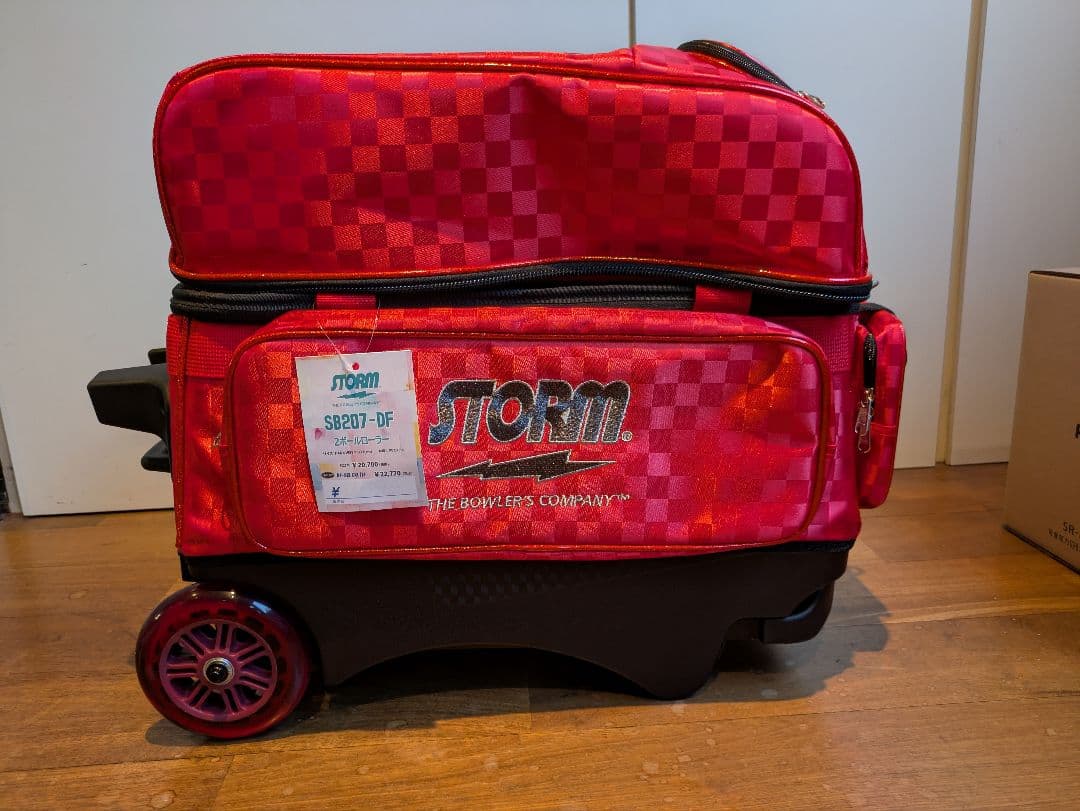 STORM ボウリング用2ボールローラーバッグ SB207-DF 赤　2個入り