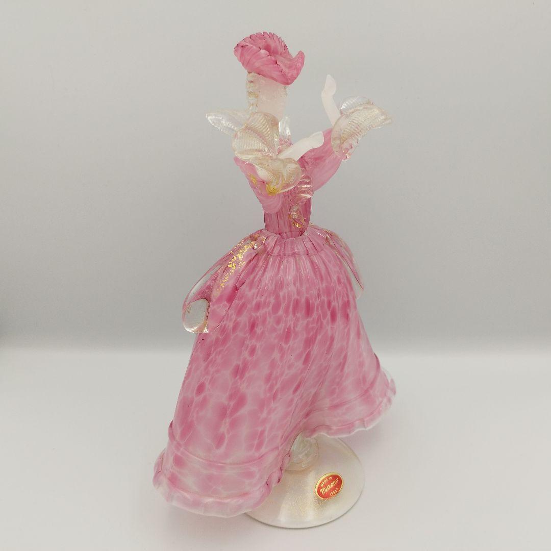 【希少】ベネチアングラス ムラーノ 大型フィギュリン 高さ29.5cm