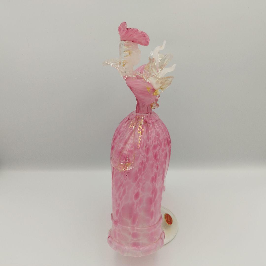 【希少】ベネチアングラス ムラーノ 大型フィギュリン 高さ29.5cm