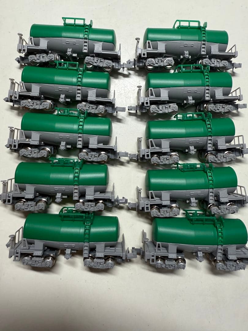 【シールなし】Bトレ　タキ1000 10両セット（走行台車Fに交換）