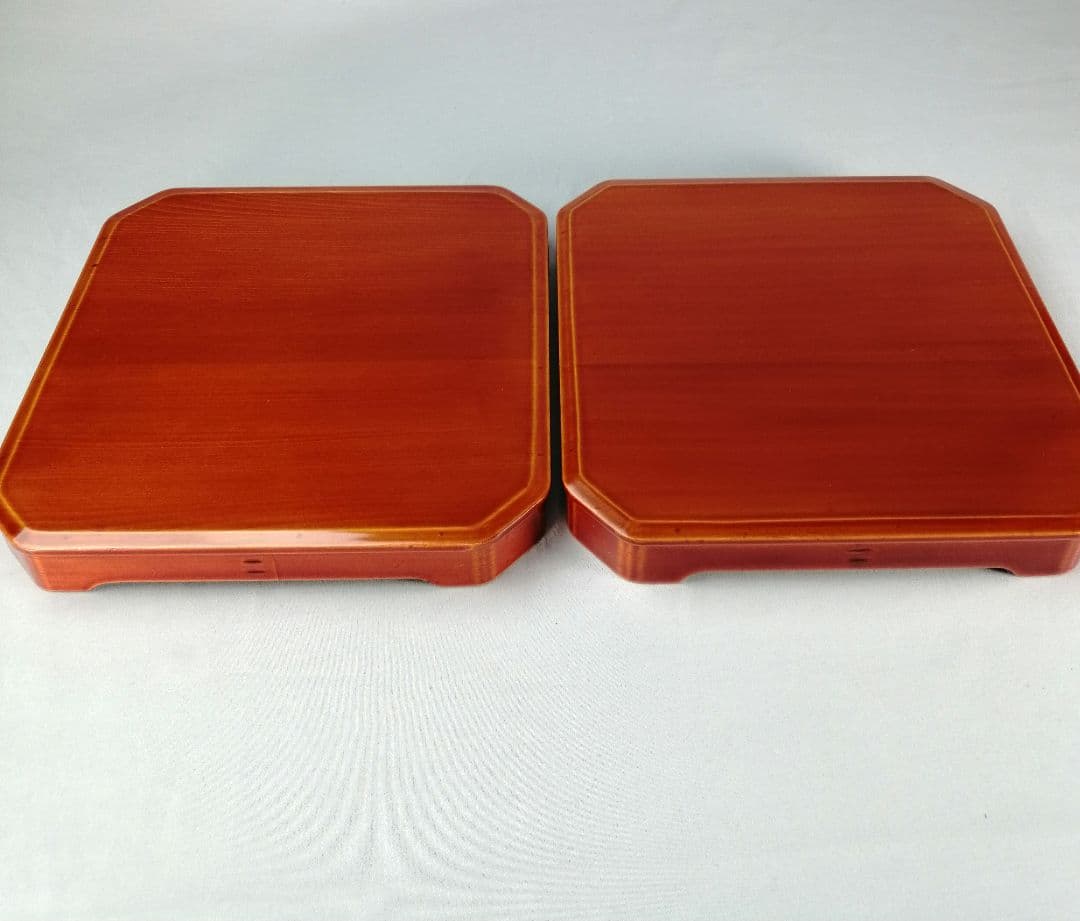 【茶事道具】春慶塗大徳寺重　５客セット　重箱、弁当箱、主菓子　懐石道具376