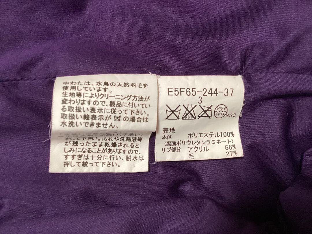 B*1様 BURBERRY GOLF 紫色 ダウンジャケット サイズ3