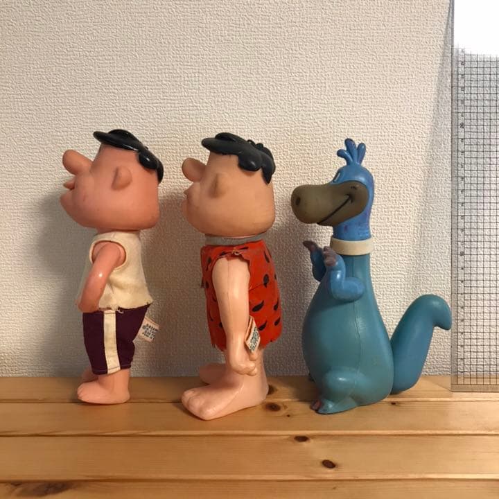 フリントストーン  フレッド/ディノフィギュア3セット